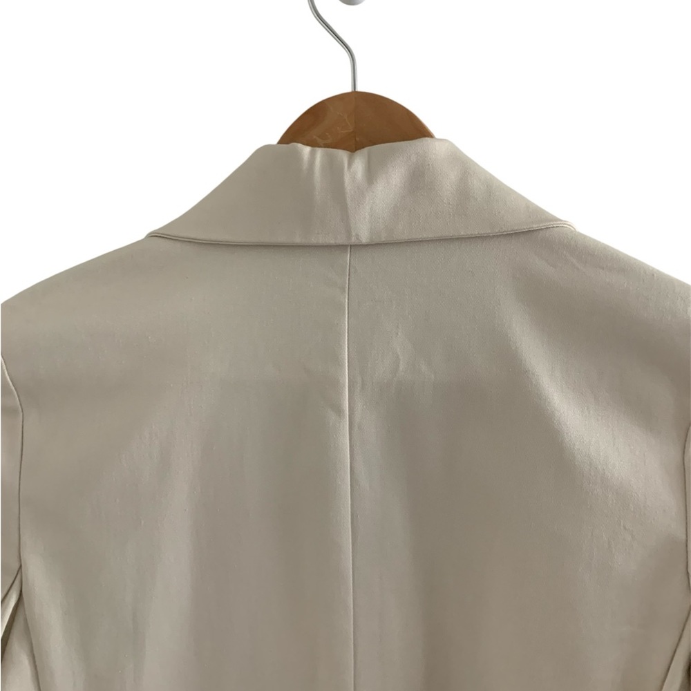 Khaki Stretch Trench Coat - Picture 7 of 8